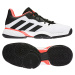 Juniorská tenisová obuv adidas Barricade K White/Black