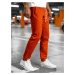 Tmavě oranžové pánské jogger kalhoty Bolf 1145