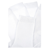 Trendyol 5-Pack White Cotton Textured College-Tennis-Mid-Length Socks