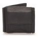 Menší pánská kožená peněženka Delami dolarovka, černá