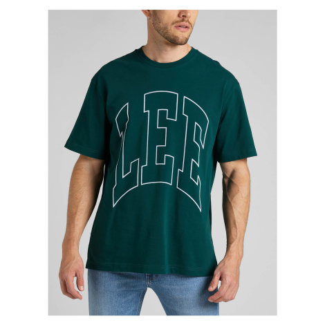 Zelené pánské tričko Lee - Pánské