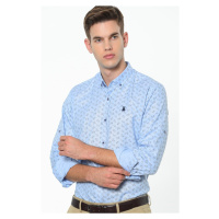 G686 DEWBERRY MEN'S SHIRT-BLUE