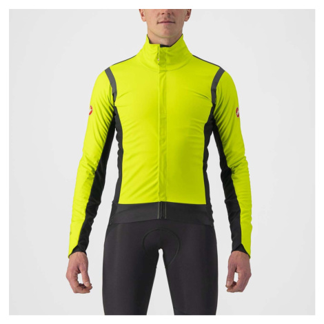 CASTELLI Cyklistická zateplená bunda - ALPHA RoS 2 - žlutá