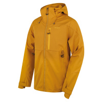 Husky Sauri M, mustard Pánská softshell bunda