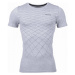 Arcore GREY Pánské bezešvé triko, šedá, velikost