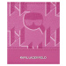 Pouzdro na platební karty karl lagerfeld k/ikonik 2.0 mono cc bifold ch růžová
