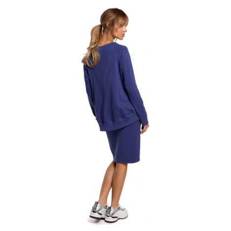 tužková sukně s pruhem s logem indigo model 18002589 - Moe