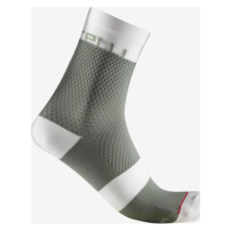 CASTELLI Cyklistické ponožky klasické - VELOCISSIMA 12 - zelená