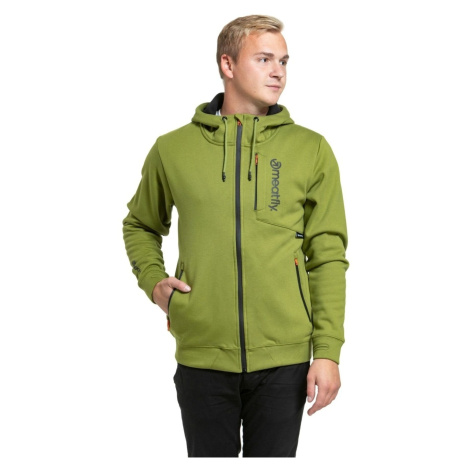 Meatfly pánská technická mikina Lightyear Calla Green | Zelená