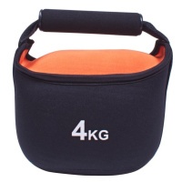 Činka Sportago Kettle-bell soft 4 kg - oranžová