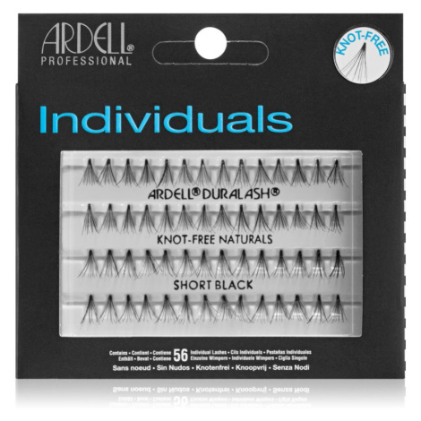 Ardell Individuals trsové nalepovací řasy bez uzlíku Short Black 56 ks