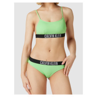 Calvin Klein dámská zelená plavková podprsenka