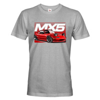 Pánské tričko s potiskem  Mazda MX5 - tričko pro milovníky aut