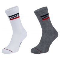 Levi's® REGULAR CUT SPRTWR LOGO 2P Ponožky, bílá, velikost