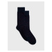 Černé pánské ponožky print crew socks vday sock GAP