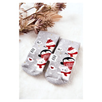 Vánoční ponožky Ho Ho Ho! šedé
