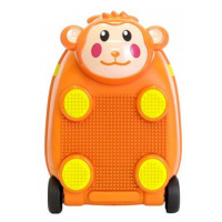 Dětský kufr se stavebnicí (opička-oranžová), PD Toys 1706, 46 x 33,5 x 30,5cm