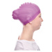 Plavecká čepice na dlouhé vlasy swimaholic long hair cap fialová