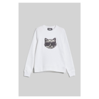 Mikina karl lagerfeld boucle choupette sweatshirt bílá