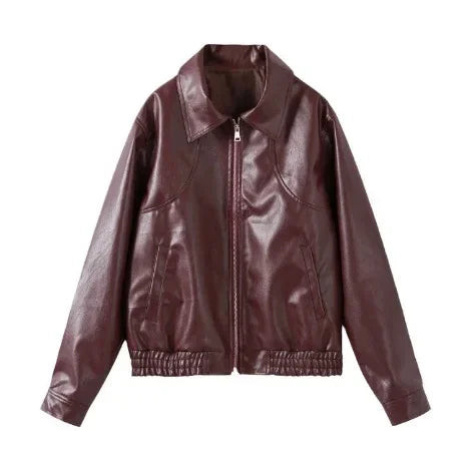 krátká bunda z umělé kožešiny