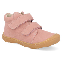 Barefoot dětské kotníkové boty Ricosta - Pepino Chrisy barbie M růžové