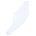 Trendyol 5-Pack White Cotton Textured College-Tennis-Mid-Length Socks