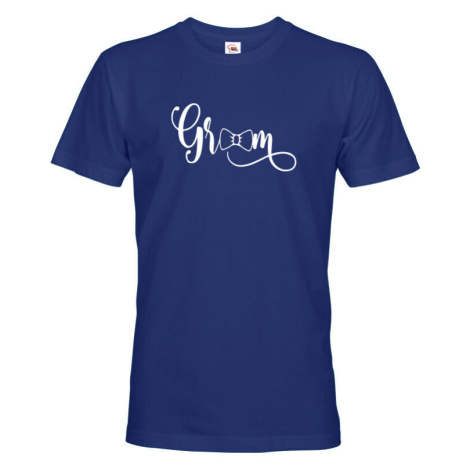 Pánské tričko pro budoucího ženicha s potiskem Groom BezvaTriko