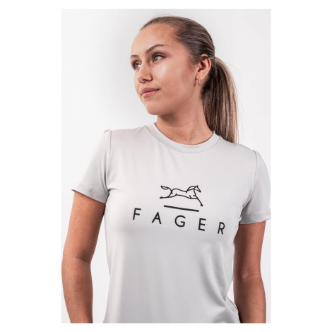 Tričko s krátkým rukávem Fia Fager, grey