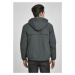 Hooded Easy Jacket - bottlegreen