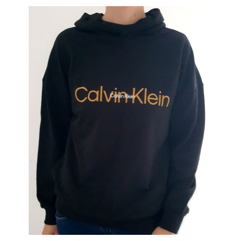 Dámská mikina Calvin Klein QS6911E MONOLITH HOLIDAY | černá