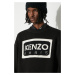 Svetr z vlněné směsi Kenzo Bicolor Kenzo Paris Jumper pánský, černá barva, FD55PU3833LA.99