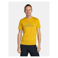 Žluté pánské sportovní tričko s potiskem Kilpi MERIN