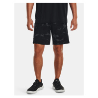 Šedo-černé pánské sportovní kraťasy Under Armour UA Tech Vent Printed Short