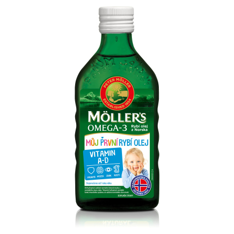 Mollers Omega 3 Můj první rybí olej 250 ml Möller´s