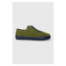 Semišové sneakers boty Camper Peu Touring zelená barva, K100479.048