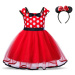 Puntíkaté šaty kostým Minnie Mouse