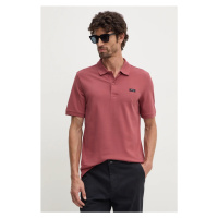 Polo tričko Calvin Klein oranžová barva, K10K111196