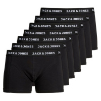 7PACK pánské boxerky Jack and Jones černé