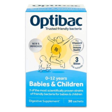 Optibac Babies and Children Probiotika pro miminka a děti 30x1,5 g sáčků