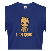 Pánské tričko Groot z filmu Strážci galaxie - Já jsem Groot na triku