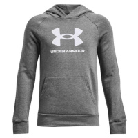 Under Armour RIVAL Chlapecká mikina, tmavě šedá, velikost