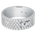 Michael Kors Třpytivý stříbrný prsten se zirkony MKC1555AN040
