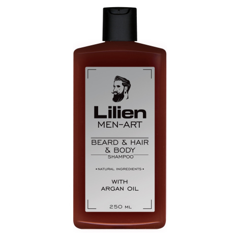 Lilien Men Art beard&hair&body shampoo White 250 ml