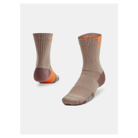 Hnědé sportovní ponožky Under Armour UA AD Playmaker 1pk Mid