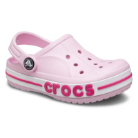 Crocs BAYABAND CLOG T Dětské pantofle, růžová, velikost 25/26