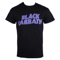 Tričko metal pánské Black Sabbath - Wavy Logo - ROCK OFF - BSTS04MB