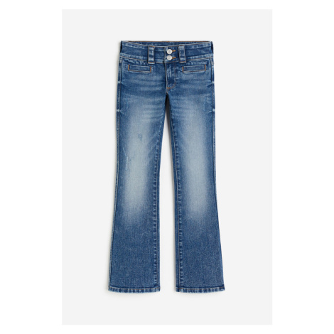 H & M - Bootcut Low Jeans - modrá H&M