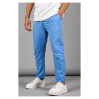 Madmext Blue Muslin Men's Basic Trousers 5491
