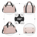 Konofactory Růžová příruční taška do letadla "Pack" - S (25l)