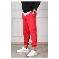 Madmext Red Oversized Short Leg Men's Tracksuit 4832